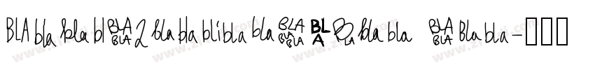 SweiB2sugarCJKtc Bla字体转换